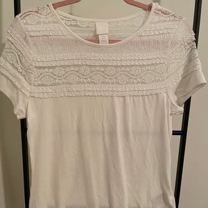 H&M Top with Lace Detail